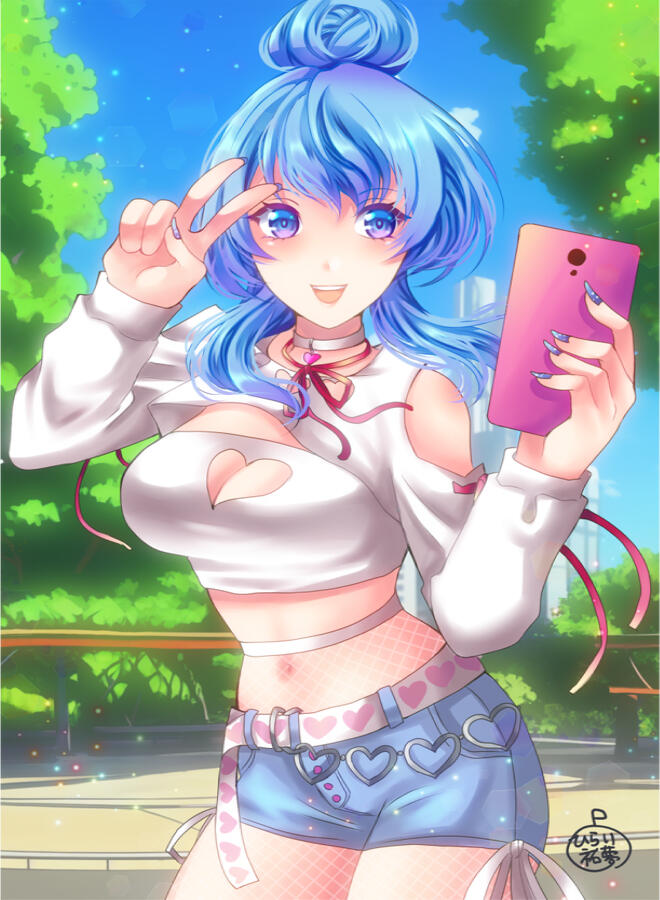 Thank you for asking me out! We should take a picture! - 🎨 Yumu Hirai