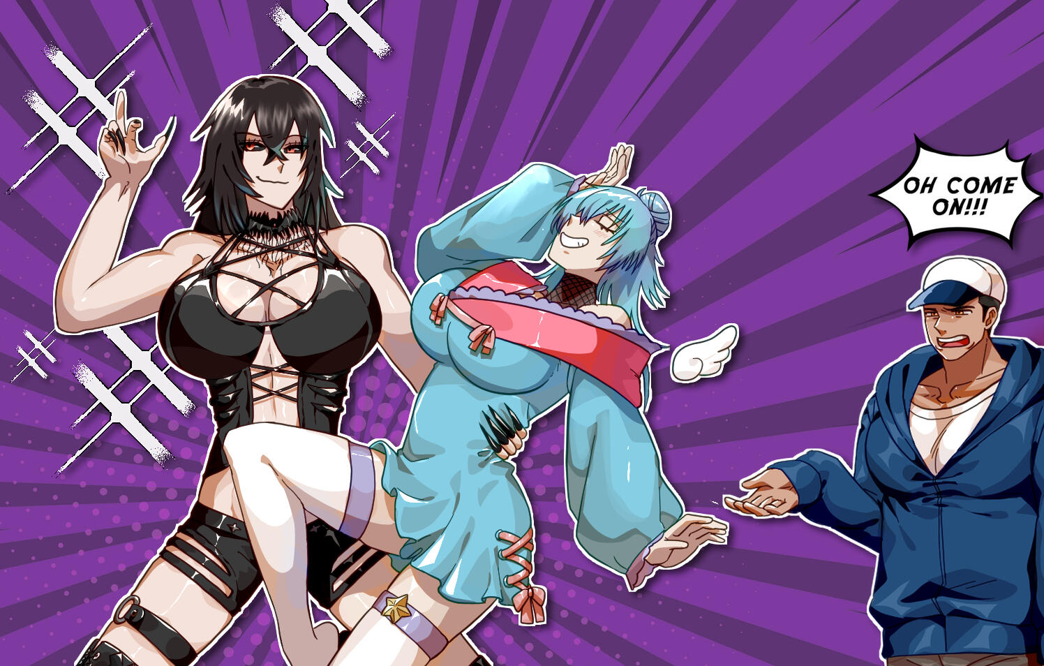 That time ValhgoriaVT and I dropped in on Atramentum_x's golf game - 🎨 shimoon11mon